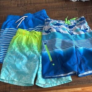 Colorful Boys' Swim Trunks Set